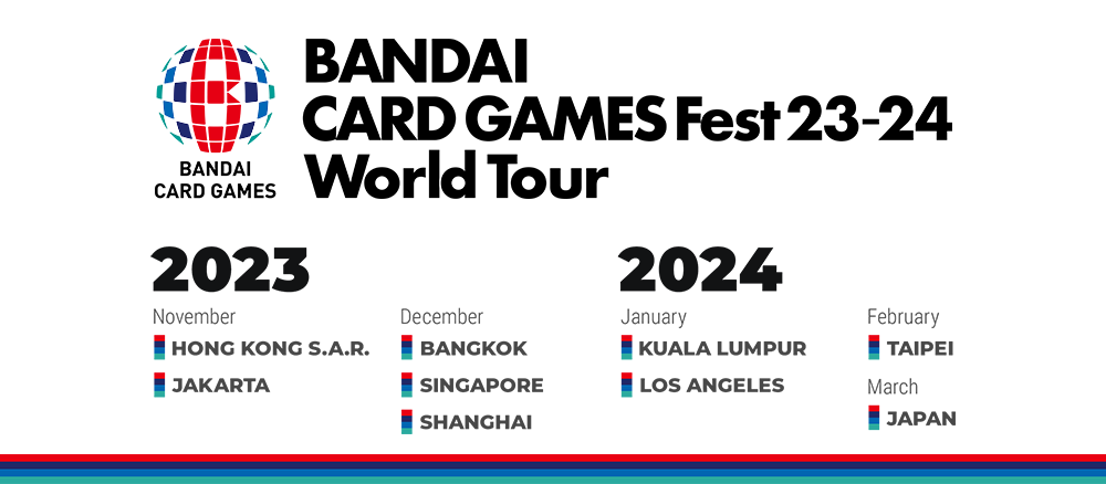 BANDAI CARD GAMES Fest 23-24 World Tour in Hong Kong S.A.R.